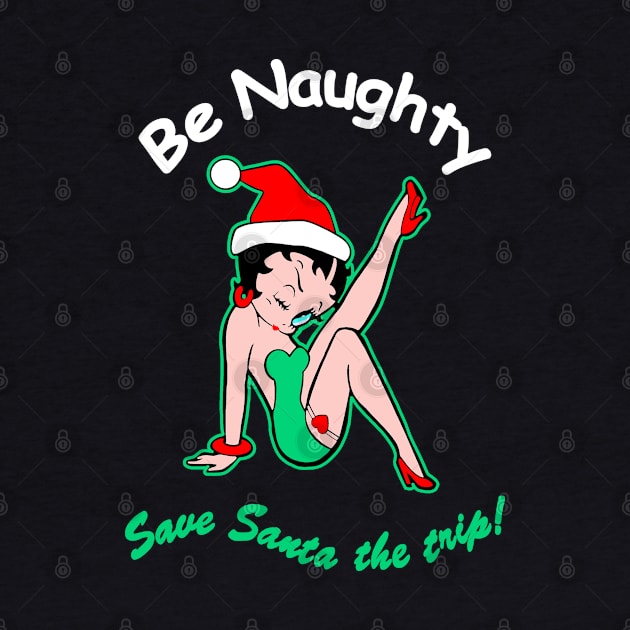 Be Naughty Betty Boop Christmas by Amadeus Co